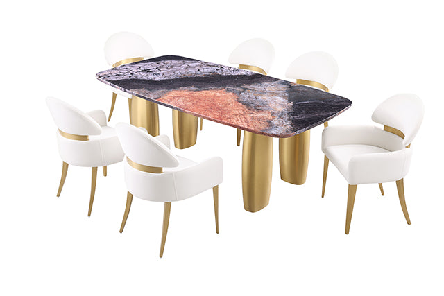 Northolt 7 Pc Dining Table Set - Furniture 4 Less Outlet (Salinas,CA)