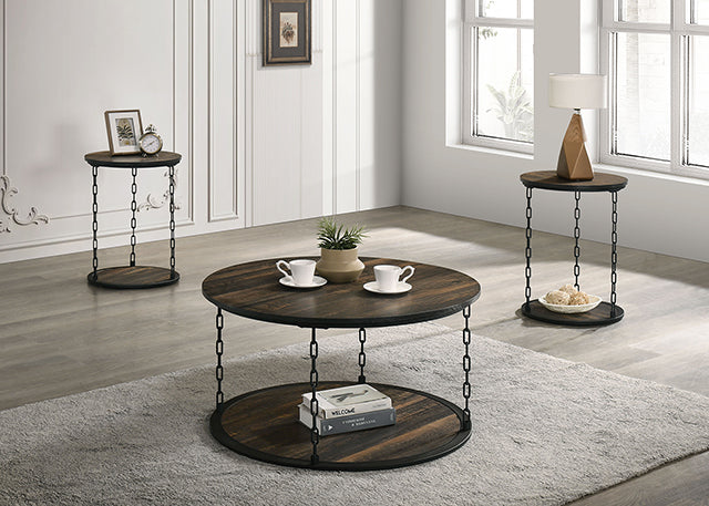 Ophira 3 Pc. Table Set Brown - Furniture 4 Less Outlet (Salinas,CA)