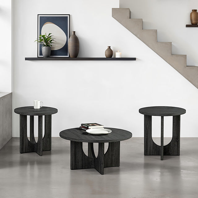 Holen 3 Pc. Table Set Gray - Furniture 4 Less Outlet (Salinas,CA)