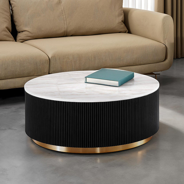 Virden Round Cocktail Table - Furniture 4 Less Outlet (Salinas,CA)