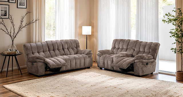 Hieronymus Manual Sofa Brown - Furniture 4 Less Outlet (Salinas,CA)