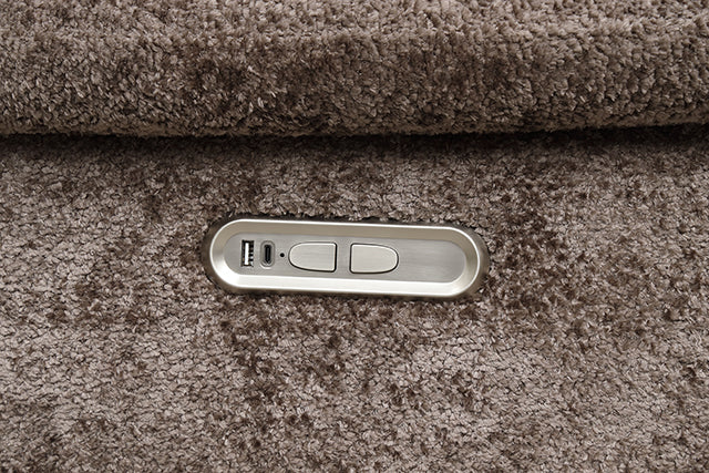 Hieronymus Power Sectional Brown - Furniture 4 Less Outlet (Salinas,CA)