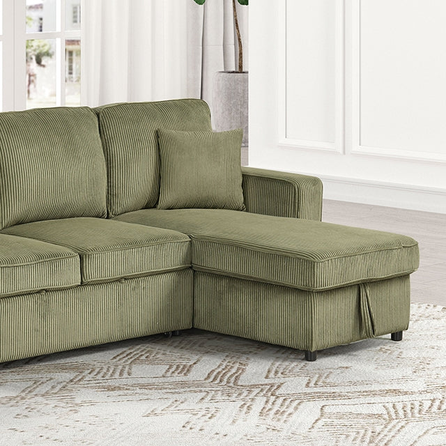 Yves Sectional Green - Furniture 4 Less Outlet (Salinas,CA)