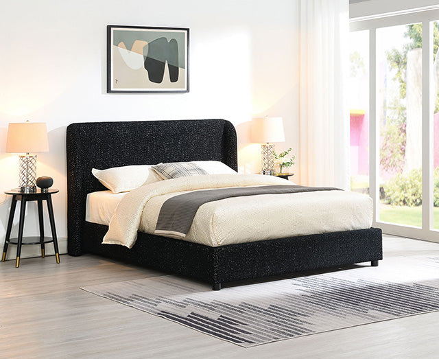 Laverni Bed Black, Grey & White - Furniture 4 Less Outlet (Salinas,CA)