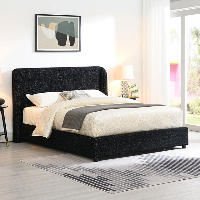 Laverni Bed Black, Grey & White - Furniture 4 Less Outlet (Salinas,CA)