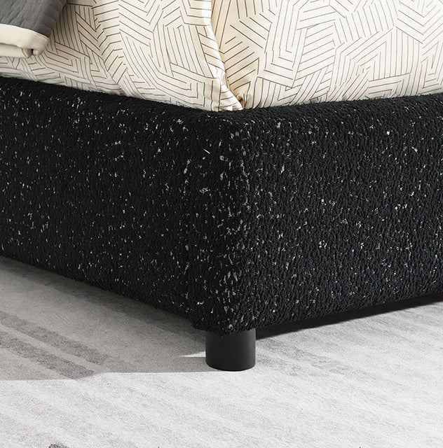 Laverni Bed Black, Grey & White - Furniture 4 Less Outlet (Salinas,CA)