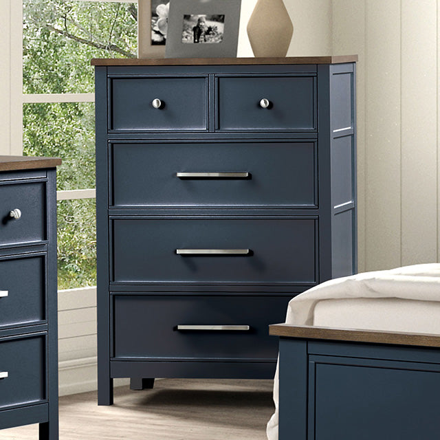 Pinetop Chest Blue - Furniture 4 Less Outlet (Salinas,CA)