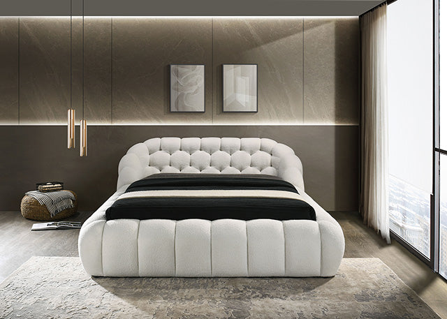 Newquay Bed Black, White, & Gray - Furniture 4 Less Outlet (Salinas,CA)