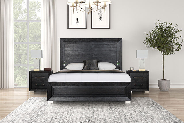 Ashbourne E.King, Queen, & Cal.King Bed - Furniture 4 Less Outlet (Salinas,CA)