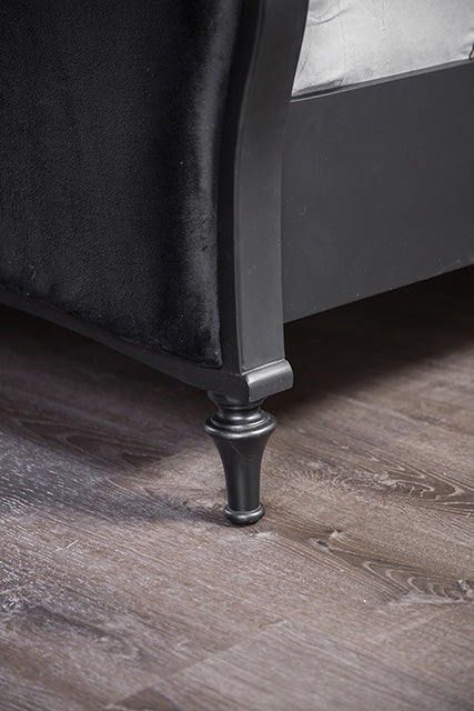 Melodi Parc Bed Black & Silver - Furniture 4 Less Outlet (Salinas,CA)