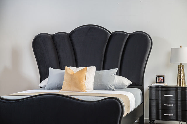 Melodi Parc Bed Black & Silver - Furniture 4 Less Outlet (Salinas,CA)