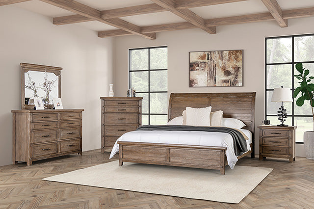 Merthyr E.King & Queen Bed - Furniture 4 Less Outlet (Salinas,CA)