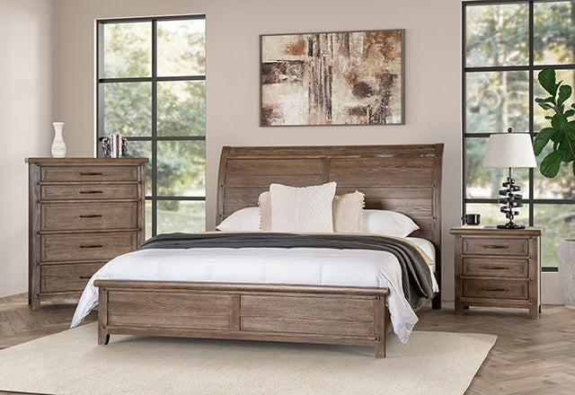 Merthyr E.King & Queen Bed - Furniture 4 Less Outlet (Salinas,CA)