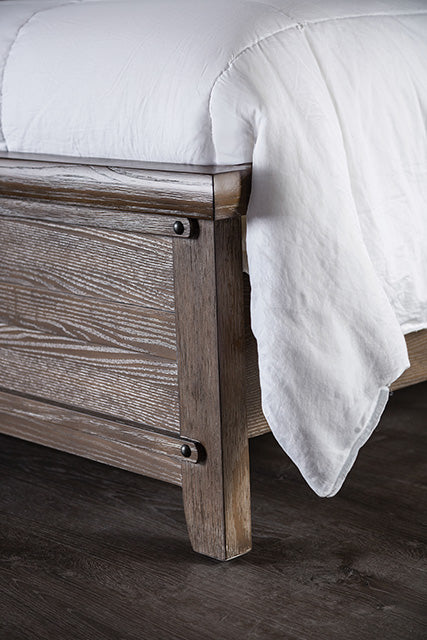 Merthyr E.King & Queen Bed - Furniture 4 Less Outlet (Salinas,CA)