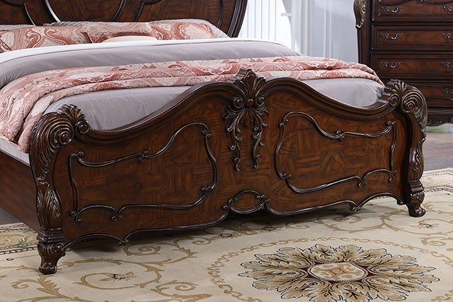 Roselli Bed Chrome & White - Furniture 4 Less Outlet (Salinas,CA)