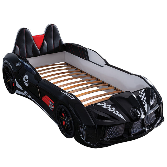 Trackster Bed White, Red,, Black, & Blue - Furniture 4 Less Outlet (Salinas,CA)