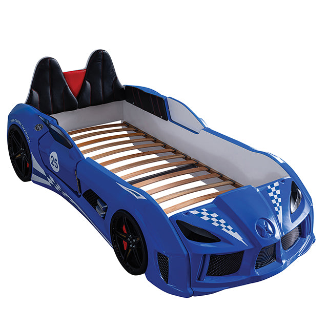 Trackster Bed White, Red,, Black, & Blue - Furniture 4 Less Outlet (Salinas,CA)