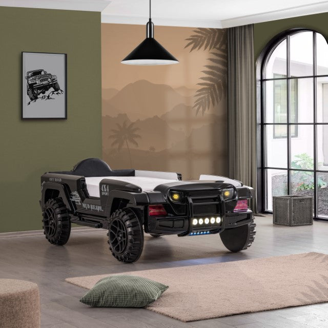 Randlar Bed Pink, Green, & Black - Furniture 4 Less Outlet (Salinas,CA)