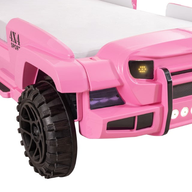 Randlar Bed Pink, Green, & Black - Furniture 4 Less Outlet (Salinas,CA)