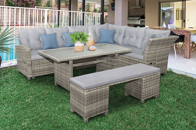 Malia Patio Dining Table - Furniture 4 Less Outlet (Salinas,CA)