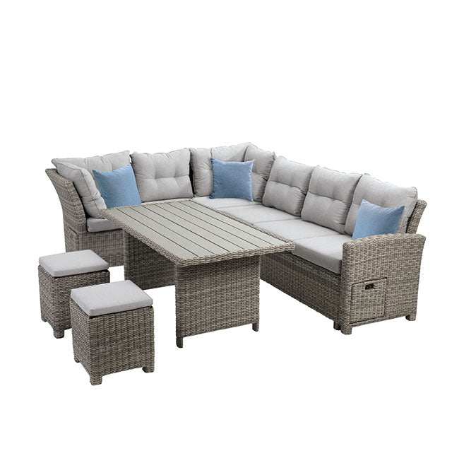 Malia Patio Dining Table - Furniture 4 Less Outlet (Salinas,CA)