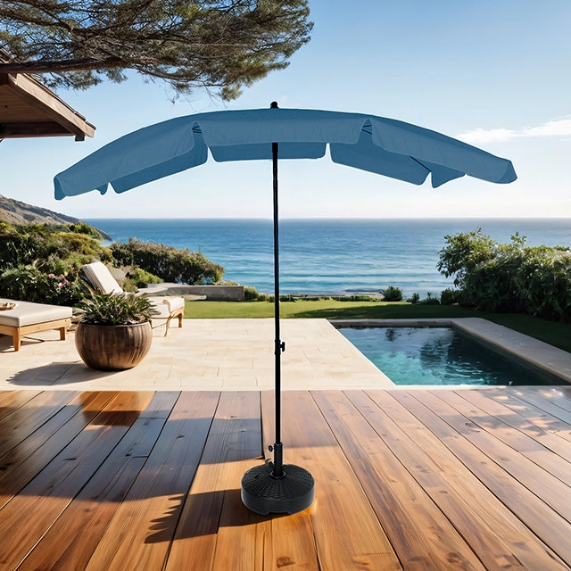 Sleek Rectangular Tilting Umbrella - Furniture 4 Less Outlet (Salinas,CA)