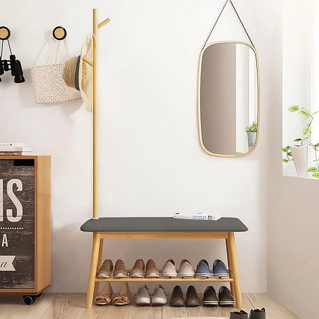 Mosier Hall Tree w/ Bench and Shoe Storage - Furniture 4 Less Outlet (Salinas,CA)