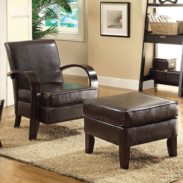 Gossau Accent Chair w/ Ottoman - Furniture 4 Less Outlet (Salinas,CA)