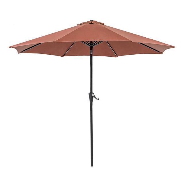 Tano 9' Outdoor Umbrella + 21" Round Base - Furniture 4 Less Outlet (Salinas,CA)