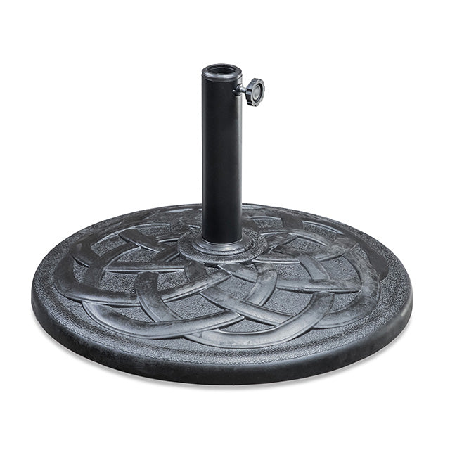 Tano 9' Outdoor Umbrella + 21" Round Base - Furniture 4 Less Outlet (Salinas,CA)