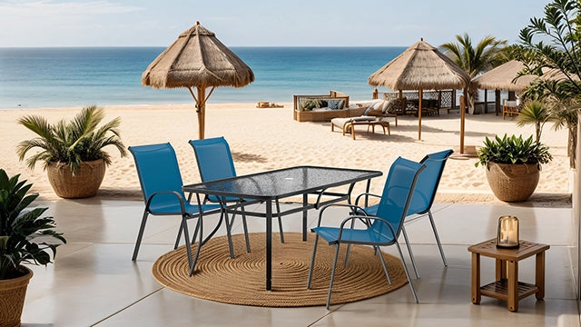 Pierro 5 Pc. Outdoor Dining Set - Furniture 4 Less Outlet (Salinas,CA)