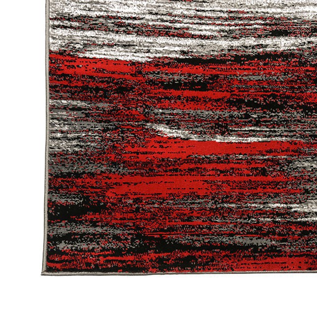 Sivas Gray/Red 8' X 10' Area Rug - Furniture 4 Less Outlet (Salinas,CA)
