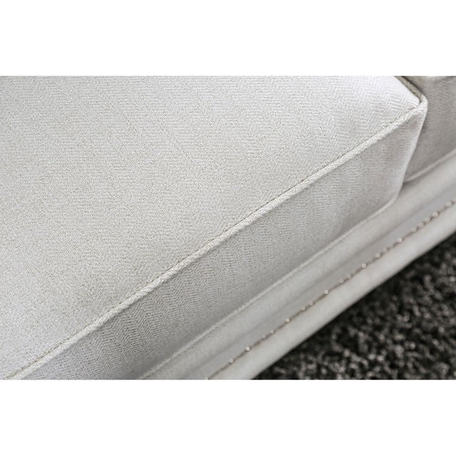 Ilse Off-White/Blue Sofa - Furniture 4 Less Outlet (Salinas,CA)