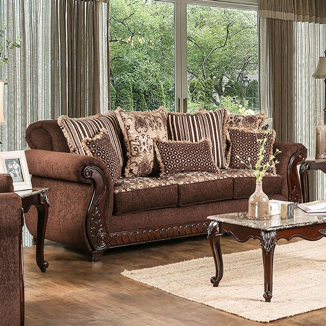 Tabitha Sofa Brown - Furniture 4 Less Outlet (Salinas,CA)