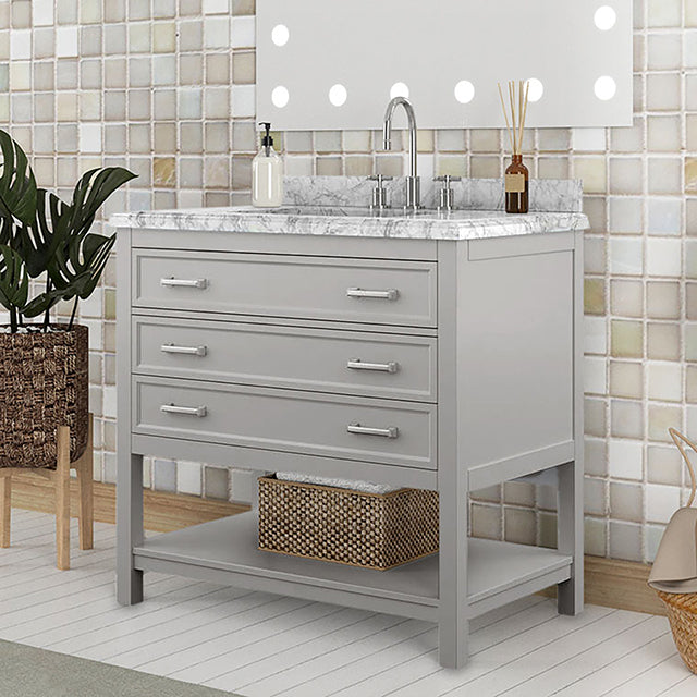 Reston Vanity with Top/ Sink - Furniture 4 Less Outlet (Salinas,CA)