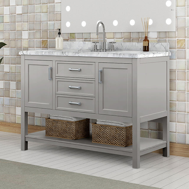 Reston Vanity with Top/ Sink - Furniture 4 Less Outlet (Salinas,CA)