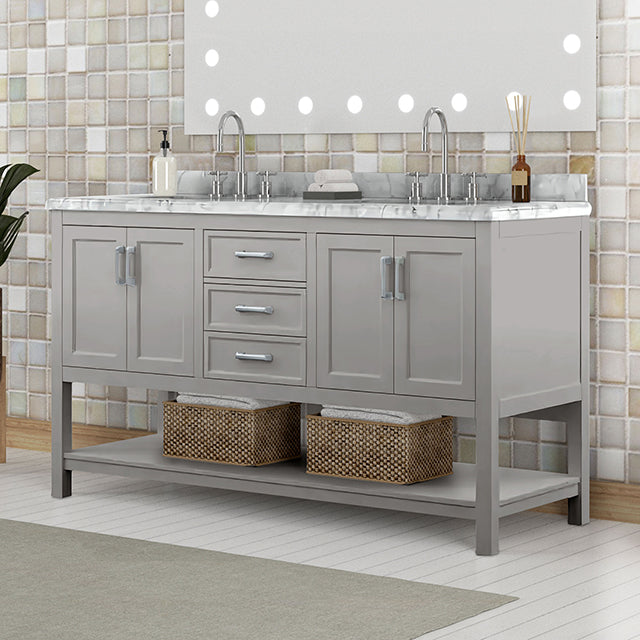 Reston Vanity with Top/ Sink - Furniture 4 Less Outlet (Salinas,CA)