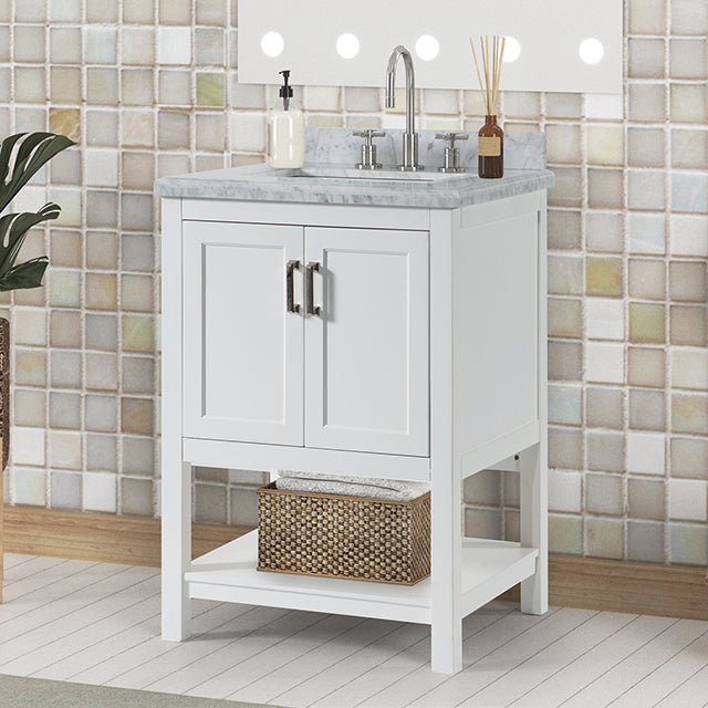 Reston Vanity with Top/ Sink - Furniture 4 Less Outlet (Salinas,CA)