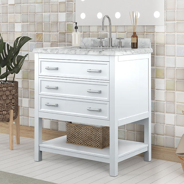 Reston Vanity with Top/ Sink - Furniture 4 Less Outlet (Salinas,CA)