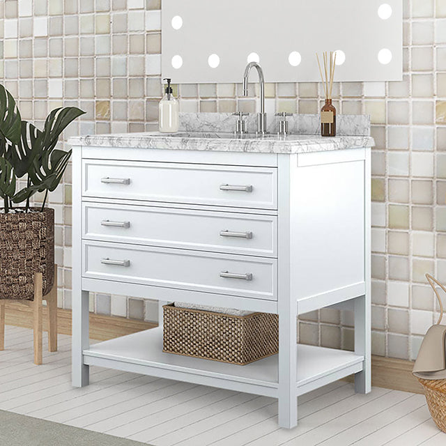 Reston Vanity with Top/ Sink - Furniture 4 Less Outlet (Salinas,CA)